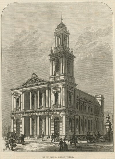 Le Temple de la Cité, Holborn Viaduct - English School