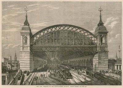 Le terminus de la City du South-Eastern Railway, Cannon Street, Londres - English School