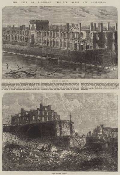 La ville de Richmond, Virginie, après sa reddition - English School