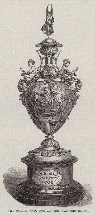 La coupe de Clifden, gagnée aux courses de Stamford - English School