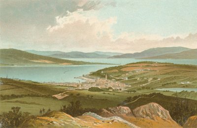 La Clyde et la baie de Rothesay depuis Barone Hill - English School