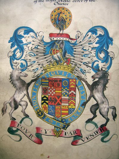 Blason de Francis, 6e Comte de Rutland - English School