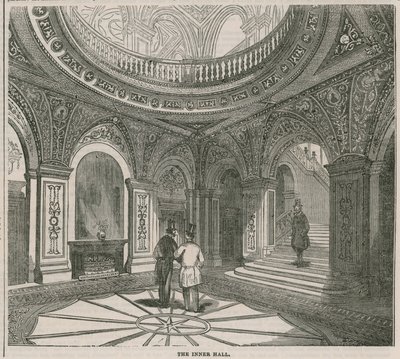 La Conservative Clubhouse : Le hall intérieur - English School