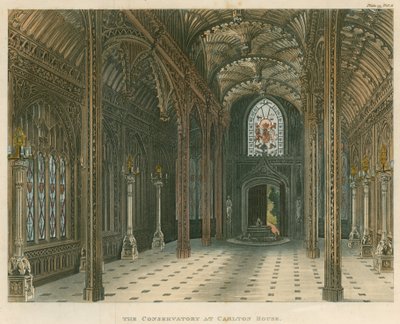 La serre, Carlton House, Londres - English School