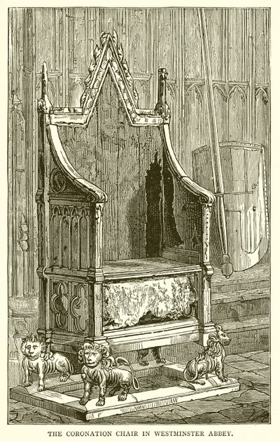 Le fauteuil de couronnement à l