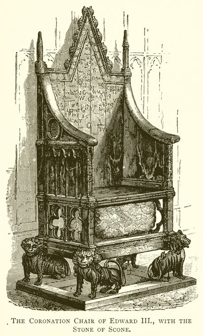 Le fauteuil de couronnement d