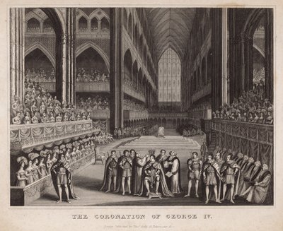 Le Couronnement du Roi George IV - English School