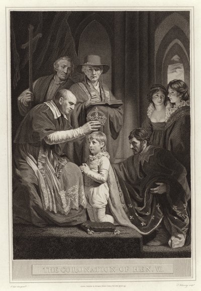 Le couronnement du roi Henri VI - English School