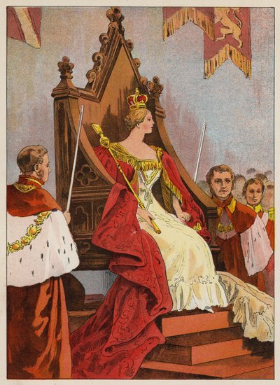 Le Couronnement de la Reine Victoria - English School
