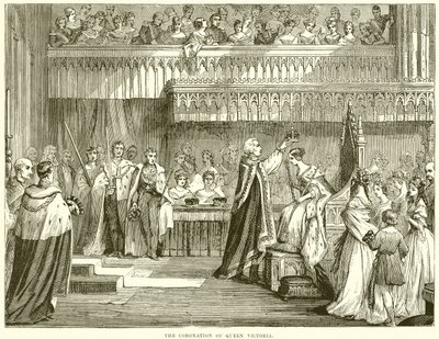 Le Couronnement de la Reine Victoria - English School