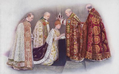 Le couronnement de la Reine par l