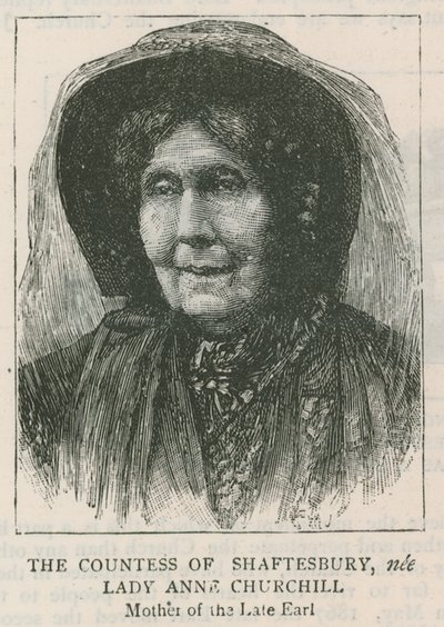 La comtesse de Shaftesbury, née Lady Anne Churchill - English School