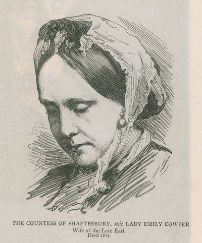 La comtesse de Shaftesbury, née Lady Emily Cowper - English School