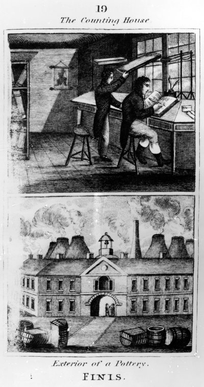 La maison de comptage, 1827 - English School