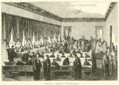La Cour de cassation au Palais-Royal, mai 1871 - English School