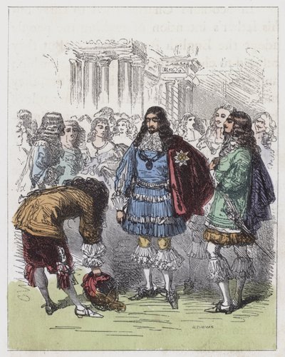 La Cour de Charles II - English School