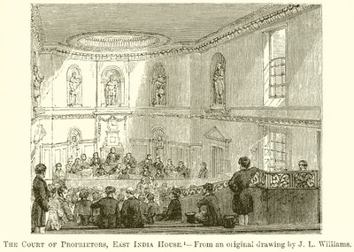 Le tribunal des propriétaires, East India House - English School