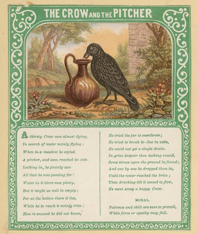 Le Corbeau et le Pichet - English School