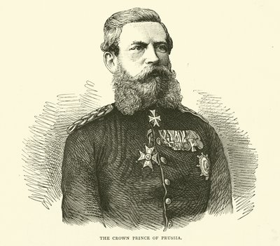 Le prince héritier de Prusse, août 1870 - English School