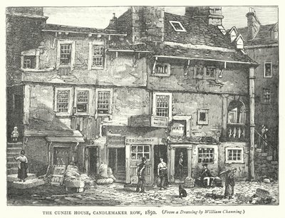 La maison Cunzie, Candlemaker Row - English School