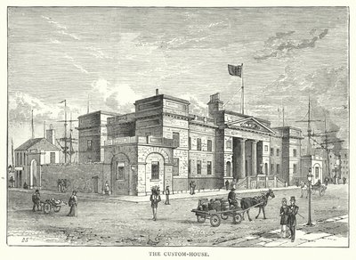 La Douane (gravure) - English School