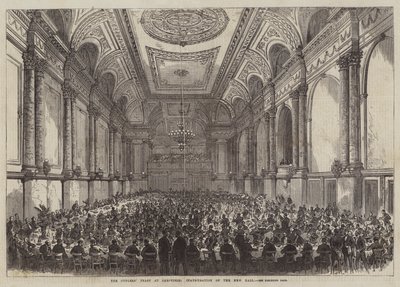 Le festin des couteliers à Sheffield, inauguration de la nouvelle salle - English School