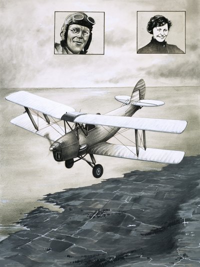 Le De Havilland Moth - English School