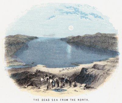 La mer Morte vue du nord - English School