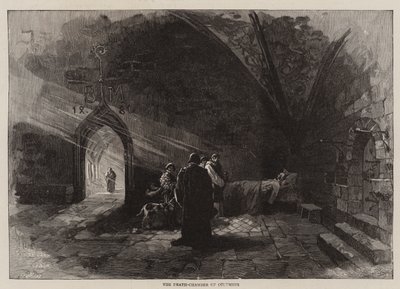 La chambre de la mort de Colomb (gravure) - English School