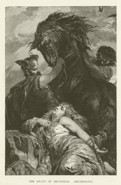 La mort de Brunehaut - English School