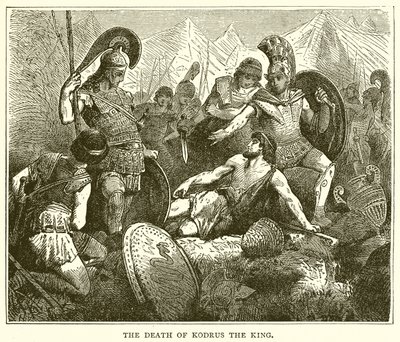 La mort de Codrus le roi - English School