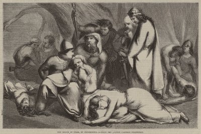 La mort de Lear, par Pickersgill, de la récente exposition de dessins animés - English School