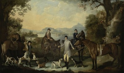 La mort du lièvre, c.1760-70 - English School