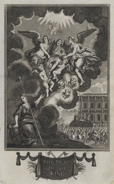 La mort du roi (gravure) - English School