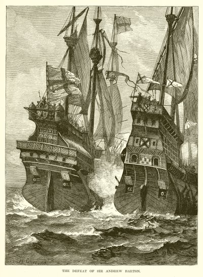 La défaite de Sir Andrew Barton - English School