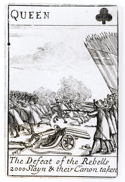 La défaite des rebelles à la bataille de Sedgemoor, 6 juillet 1685 - English School