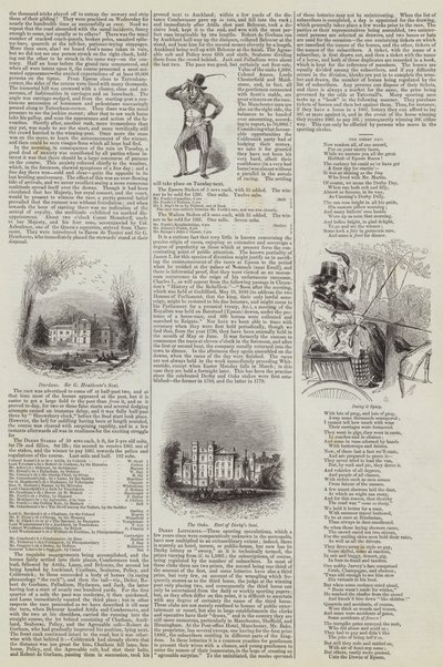 Le Derby à Epsom (gravure) - English School