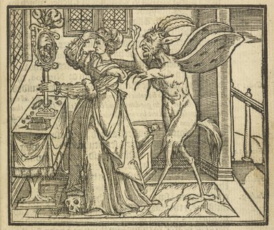 Le Diable tente une femme à l