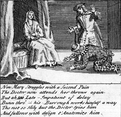 Le docteur en travail, ou le nouveau Whim Wham de Guildford, c.1726 - English School