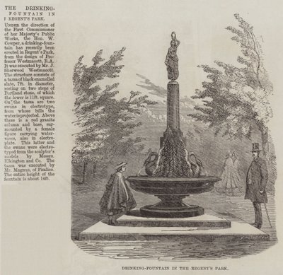 La Fontaine à boire dans Regent