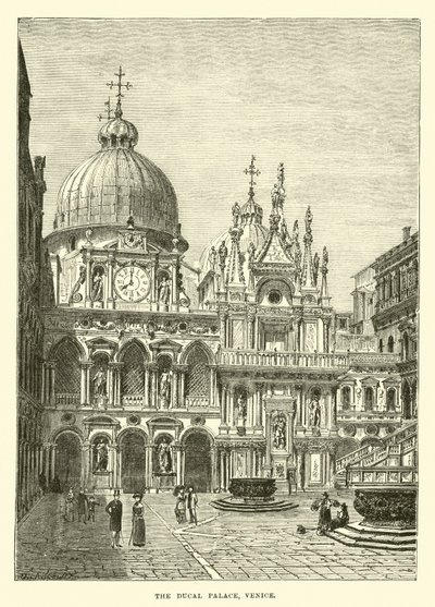 Le Palais des Doges, Venise - English School