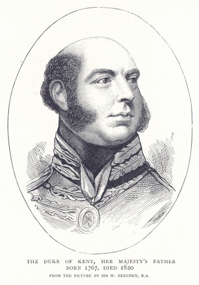 Le Duc de Kent, Père de Sa Majesté né en 1767, décédé en 1820 - English School