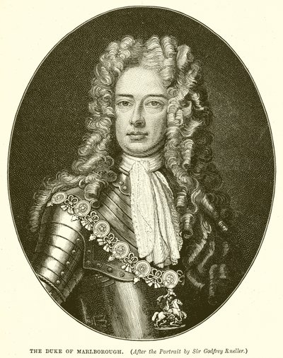 Le duc de Marlborough - English School