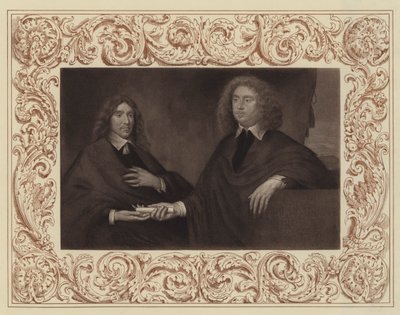 Le comte de Lauderdale (à droite) et le comte de Lanark (devenu plus tard deuxième duc de Hamilton) - English School