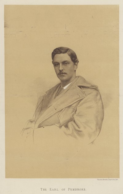 Le Comte de Pembroke (lithographie) - English School
