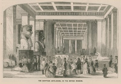 Antichambre égyptienne au British Museum - English School