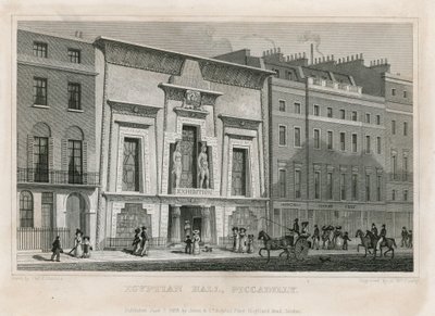 La salle égyptienne, Piccadilly - English School