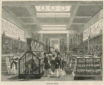 Salle égyptienne au British Museum - English School