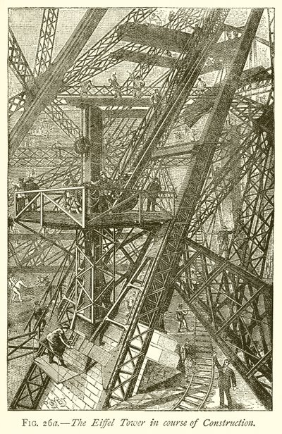 La Tour Eiffel en cours de construction - English School