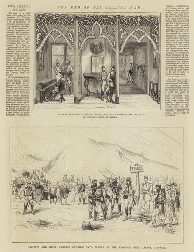 La fin de la guerre carliste - English School